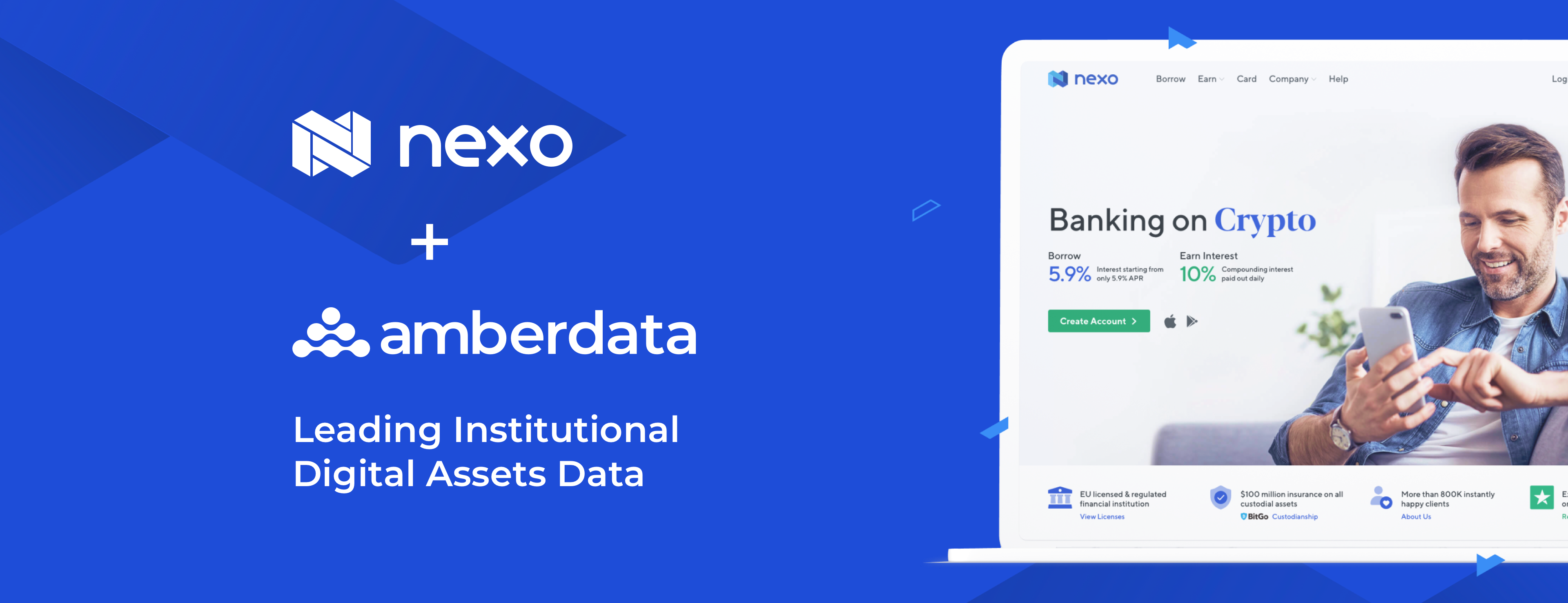 Nexo and Amberdata Partner to Enhance Institutional Digital Assets Markets and Insights